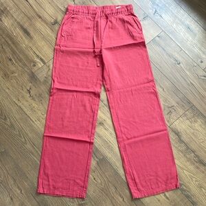 Old Navy wide leg linen blend pants